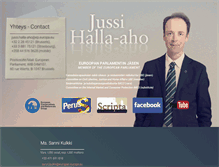 Tablet Screenshot of halla-aho.com